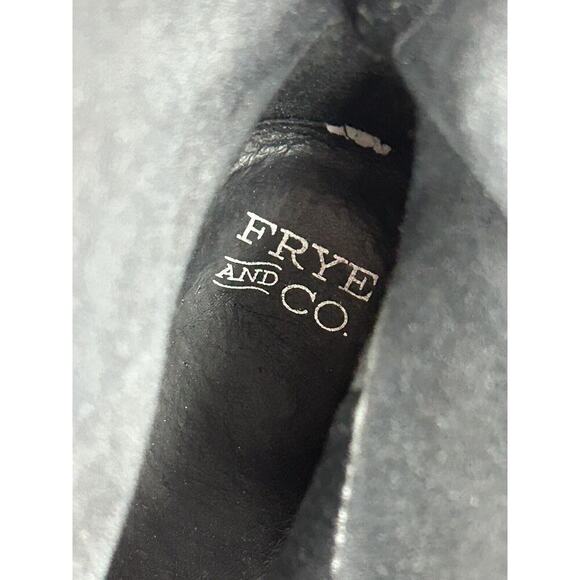 Frye Women’s Suede Leather Slouch Mid Ankle Boots Phoebe Black Size 9M - Picture 3 of 8